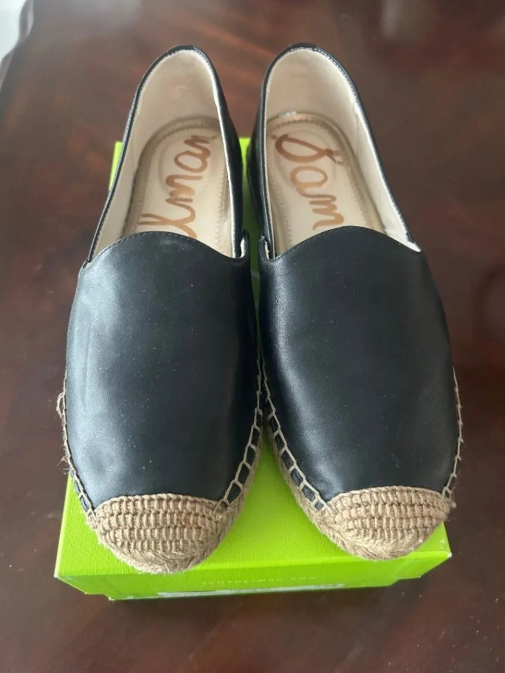 Sam Edelman Kesia Black Slip On Espadrille EUC